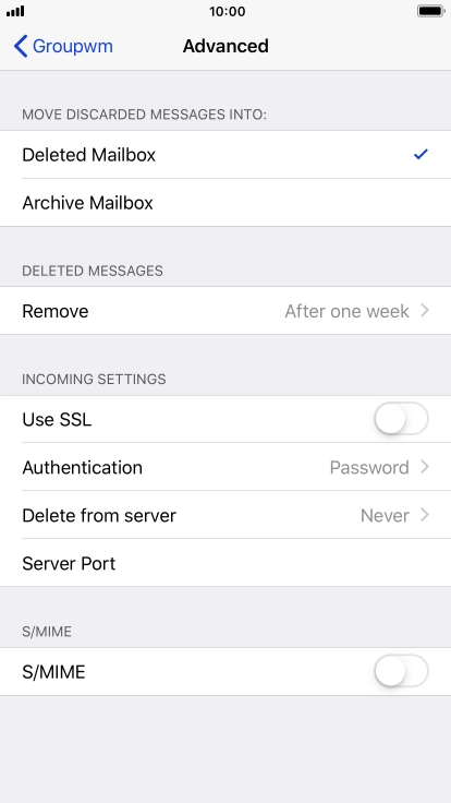 Press Authentication.