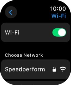Press the required Wi-Fi network. Press the required Wi-Fi network.