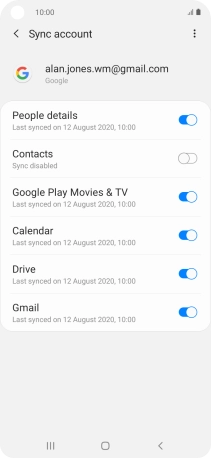 Press the indicator next to Press the indicator next to