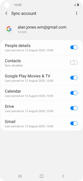 Press the indicator next to Press the indicator next to