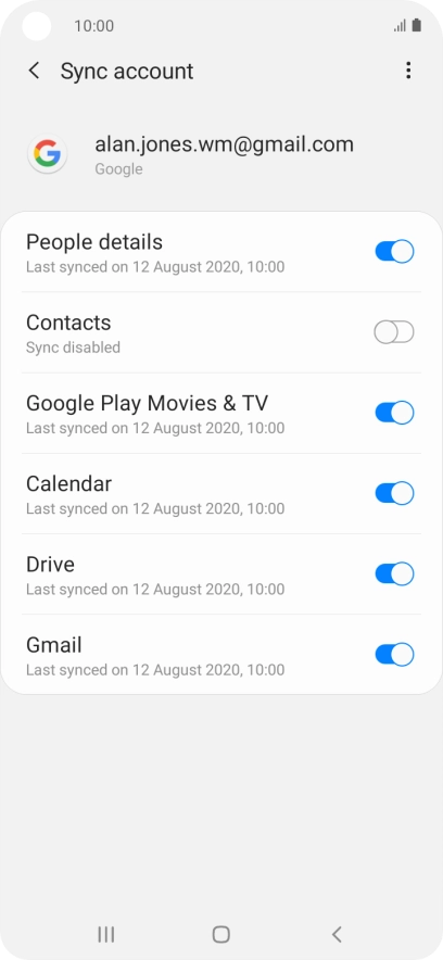 Press the indicator next to Press the indicator next to