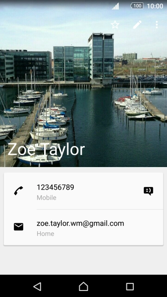 Press the Home key to return to the home screen.