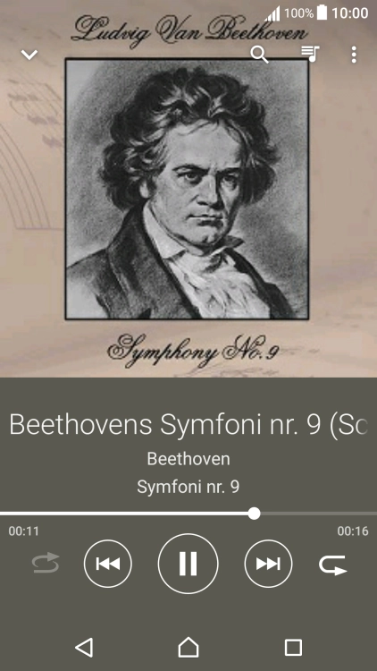 Press arrow right to go to the next audio file.