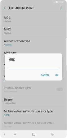 Key in 03 and press OK.