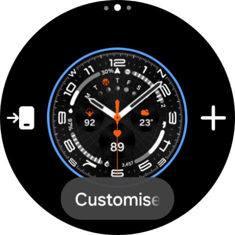 Slide your finger left on the screen.