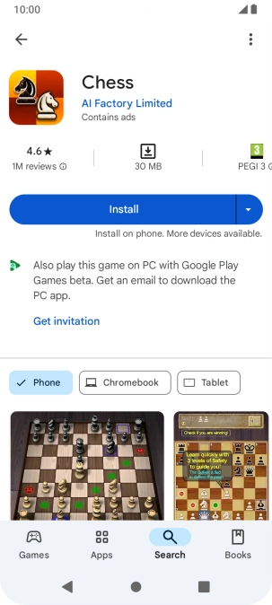 Press the Home key to return to the home screen.