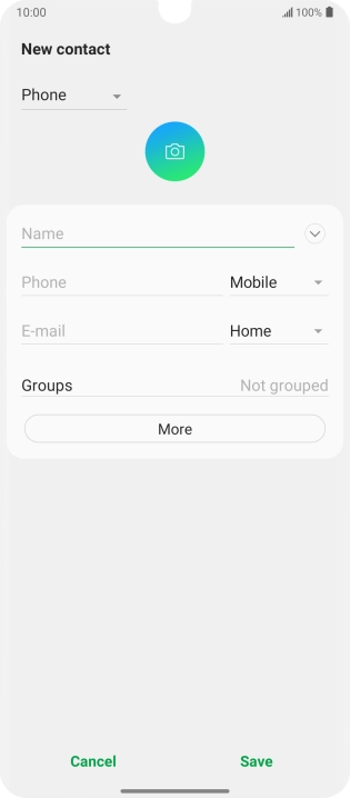 Press the address book drop down list.