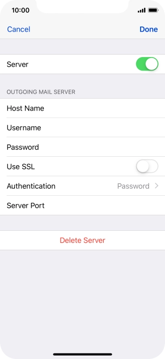 Press Authentication.