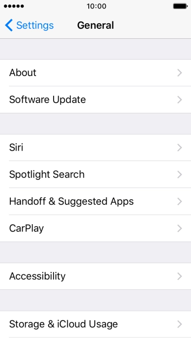 Press Software Update. If a new software version is available, it's displayed. Follow the instructions on the screen to update the phone software.