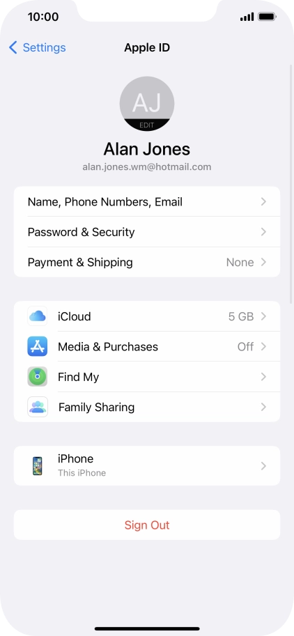 Slide your finger upwards starting from the bottom of the screen to return to the home screen.