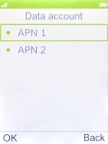 Select the required data connection. Select the required data connection.
