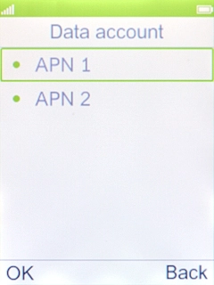 Select the required data connection. Select the required data connection.