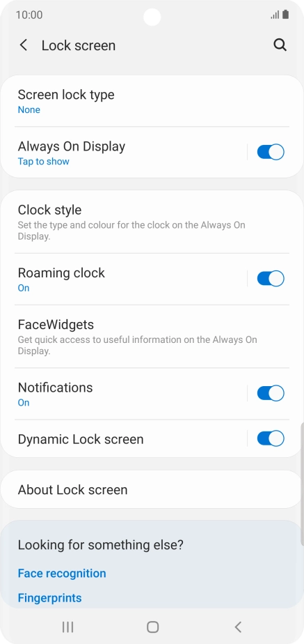 Press the Home key to return to the home screen.