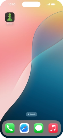 Press and hold the required app.