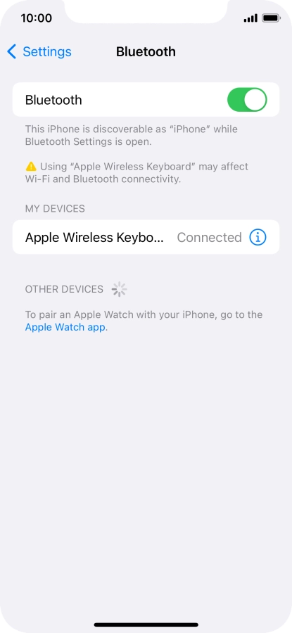 Slide your finger upwards starting from the bottom of the screen to return to the home screen.