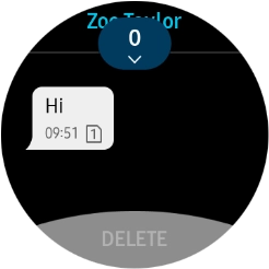 Press the required message. Press the required message.