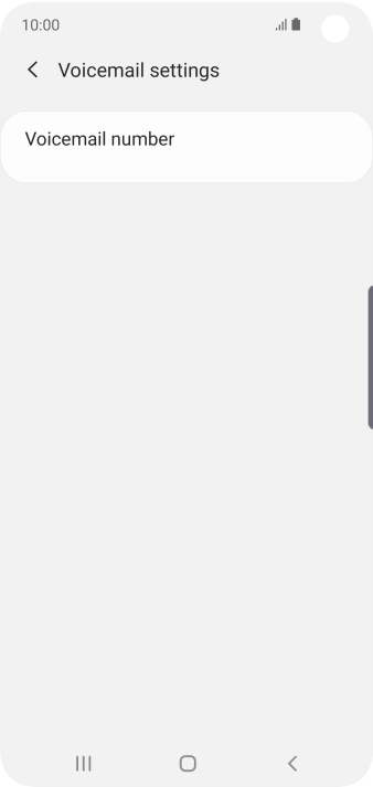 Press Voicemail number. Press Voicemail number.