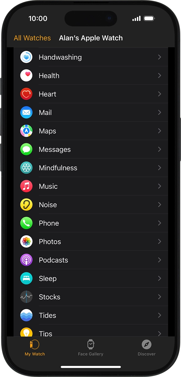 On your phone: Press Music.