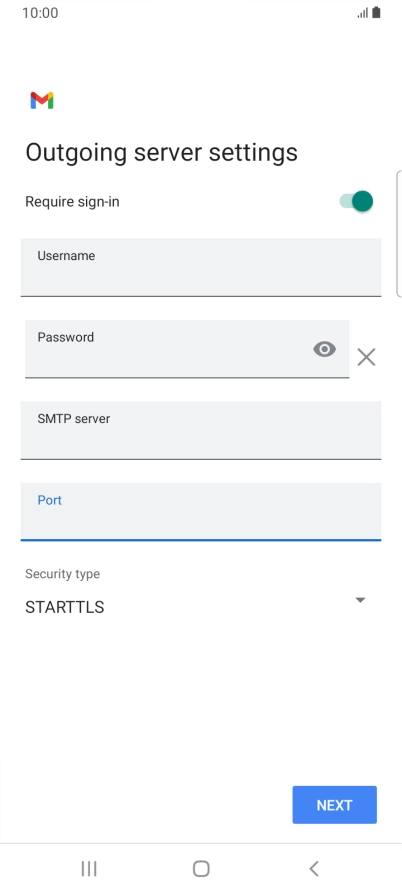 Press the drop down list below 