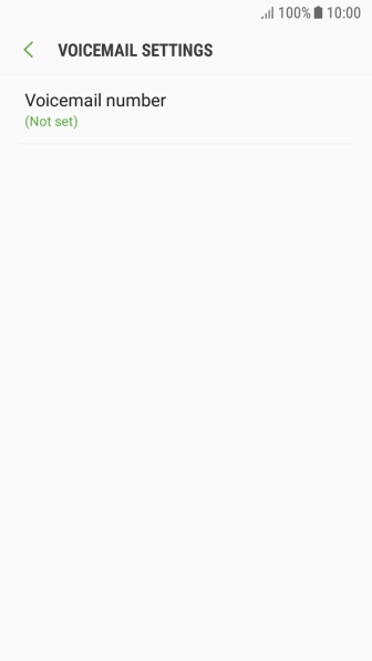 Press Voicemail number.