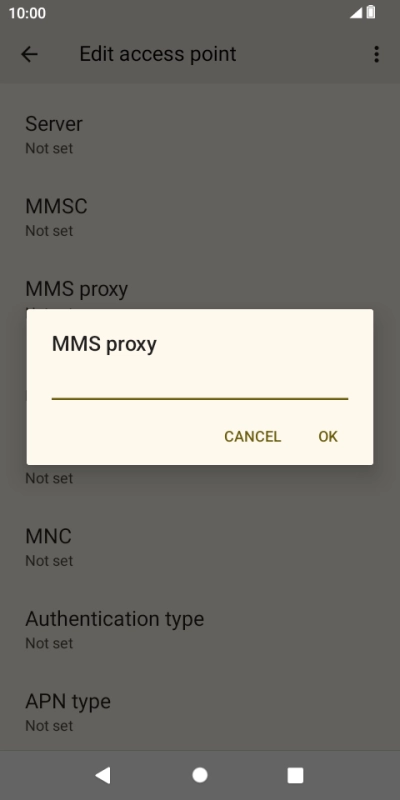 Key in 10.202.002.060 and press OK.