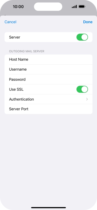 Press Authentication.