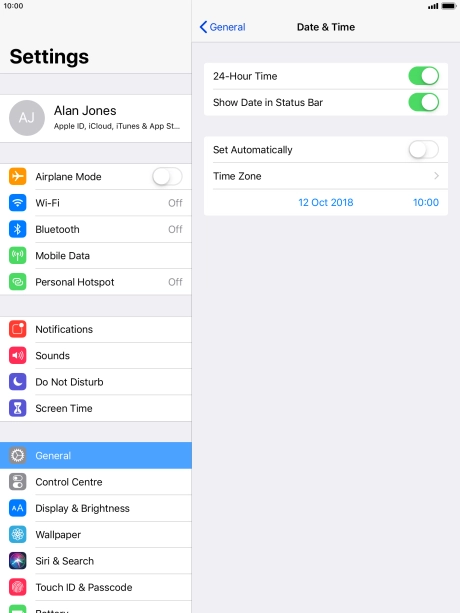 Press the indicator next to Press the indicator next to
