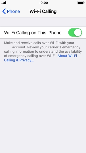 Press the Home key to return to the home screen.