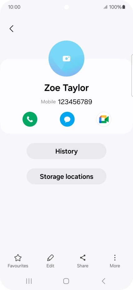 Press the Home key to return to the home screen.