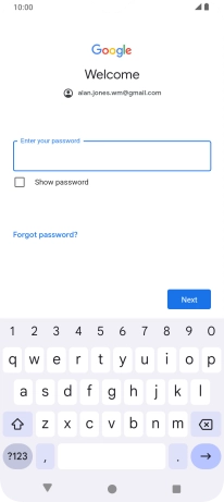 Press the field below 