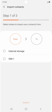 Press the name of the SIM.