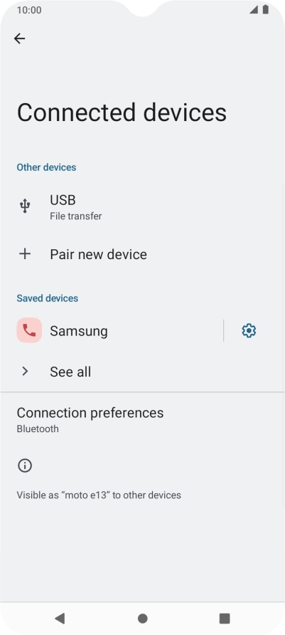 Press the Home key to return to the home screen.