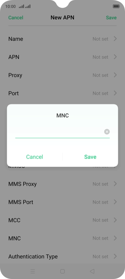 Key in 03 and press Save. Key in 03 and press Save.