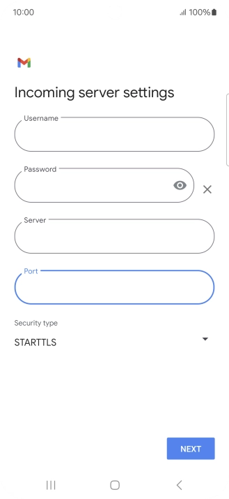 Press the drop down list below 