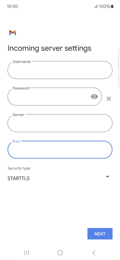 Press the drop down list below 