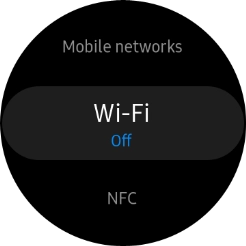 Press Wi-Fi. Press Wi-Fi.
