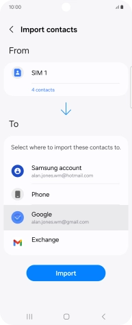 Press Import. Press Import.