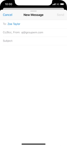 Press Subject and key in the required subject.
