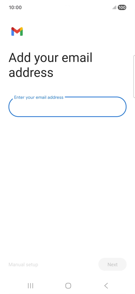Press the field below 
