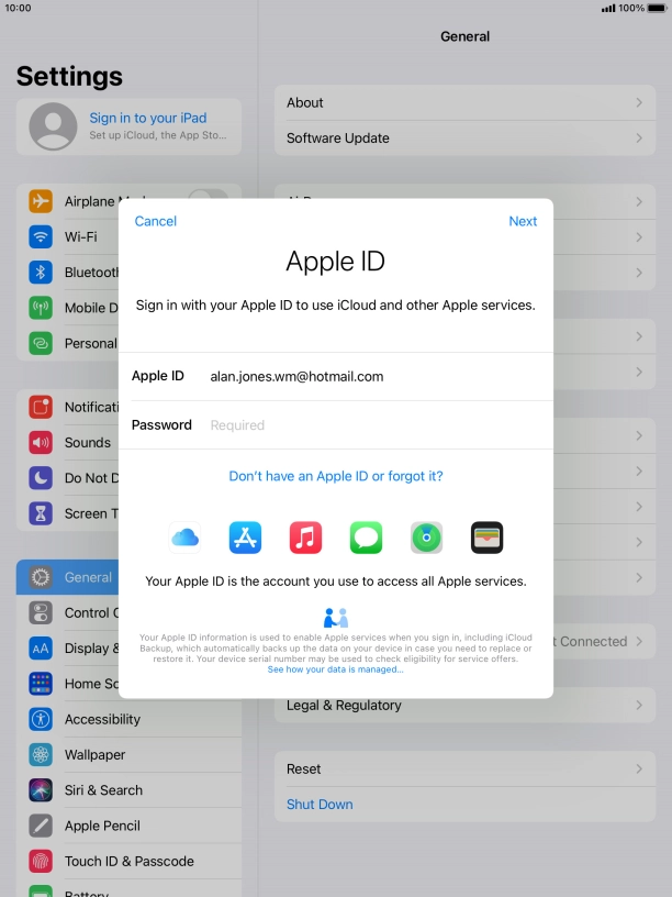 Press the field next to Press the field next to