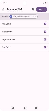 Press the drop down list next to 