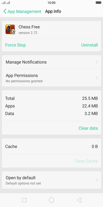 Press the Home key to return to the home screen.