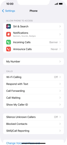 Press Wi-Fi Calling.