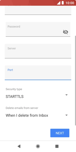 Press the drop down list below 
