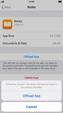 Press Offload App.