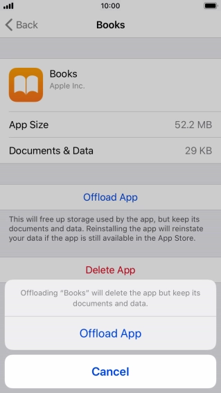 Press Offload App.