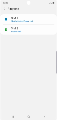 Press the Home key to return to the home screen.