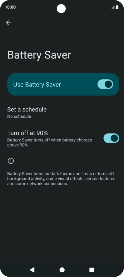 Press the Home key to return to the home screen.