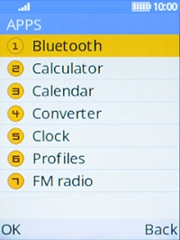 Select Bluetooth.