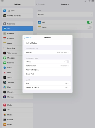 Press Authentication.